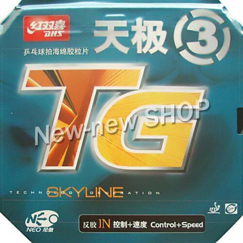 DHS NEO Skyline-TG3 NEO TG3 NEO TG-3 NEO TG 3 Pips-In Table Tennis PingPong Rubber with Orange Sponge