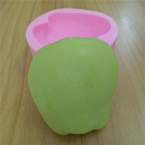 Apple Design 3D Soap Molds Silicone Soap Mould Handmade Silicone Mold for Soap Making
