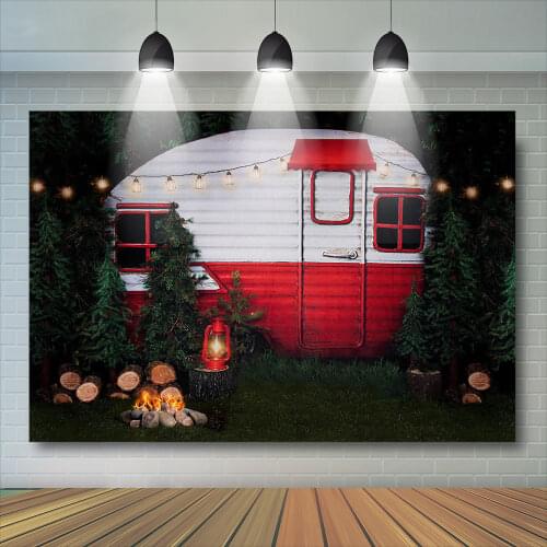 Vinyl Photography Background Cherry Ice Cream Gifts Candy Cake Balloon Newborn Birthday Party Custom Photo Backgrounds ZR-183