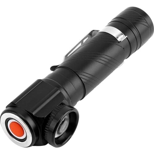 Strong Headlight USB Rechargeable Waterproof T6 Flashlight with Zoomable Work Light Headlamp for Camping, Hiking, Outdoors