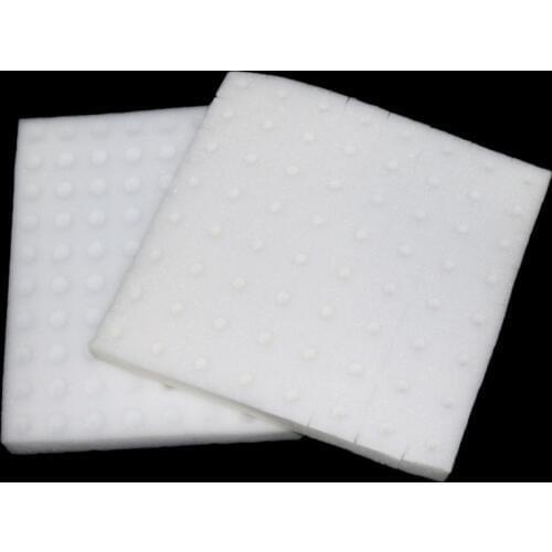 Hydroponic Nursery Sponge Balcony Vegetable Cultivation Soilless Cultivation PU Sponge Planted tool 2 Packs(64/100Pcs per pack)