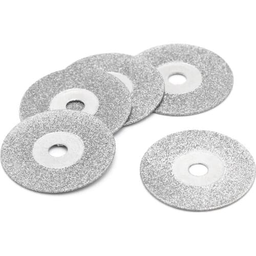 Hot Sell 5pcs 16mm Diamonte Cutting Discs & Drill Bit Shank For Rotary Tool Blade High Quality