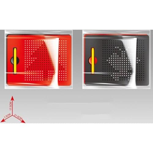 Compact Education Drawing Toys For Children Magnetic Tablet Magnet Pad Drawing Board Magnetic 380 Steel Beads Ball Kids Toy