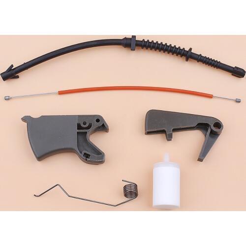 Throttle Trigger Cable Fuel Hose Filter Kit For Husqvarna 450 445 445E 450E Chainsaw Chain Saws Parts 544099901 544099801