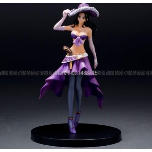 Hot Comic Anime One Piece Straw Pirate Group Nico Robin Formal Dress Sexy DXF 15th Edition 15CM Figure Toys New Box