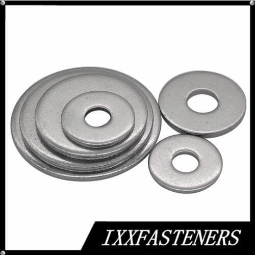 M2.5 M3 M3.5 M4 M5 M6 M8 M10 DIN9021 304 A2-70 Stainless Steel Large Size Flat Washer