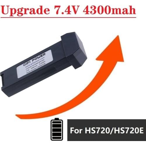 Upgrade 4300mah 7.4V Lipo Battery for HS720 HS720E Remote Control Drone Quadcopter spare parts Accessories 7.4V Battery 1Pcs