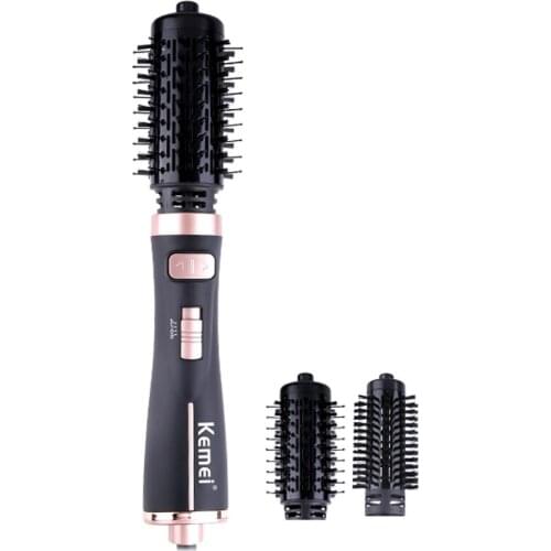 2IN1 professional 1000W powerful 220V-240Vhot air comb fast electric straightening and curl salon styling and hairdressing tool