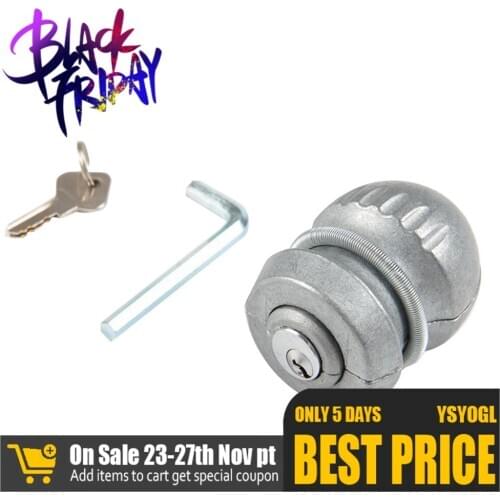 Trailer Parts Hitch Lock Ball Lock Universal Coupling Tow Caravan Aluminum Anti-theft Trailer Accessories