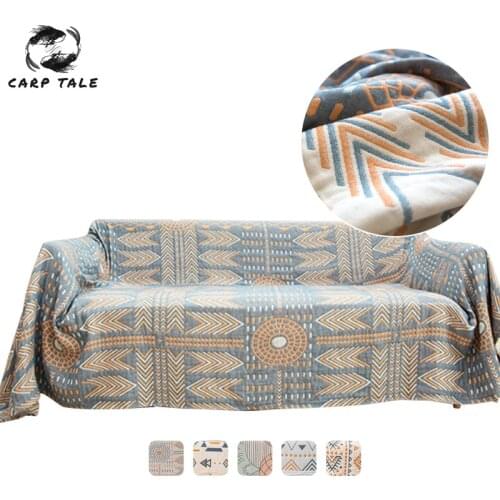Modern Sofa Covers For Living Room 100% Cotton Soft Sofa Blanket Bed Cover For Sofas Universal Couch Seat Slipcover 1/2/3 Seater