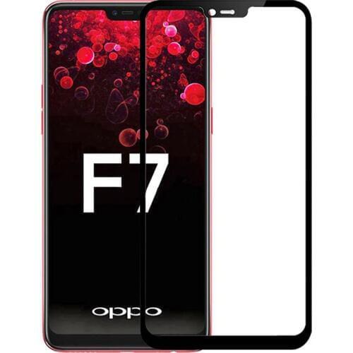 10pcs/lot 3D Tempered Glass For OPPO F7 Full Cover 9H Protective film Screen Protector For OPPO F7