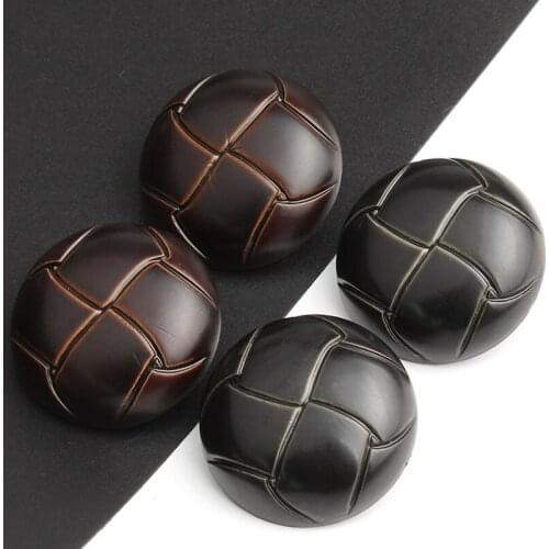 100pcs Cashmere Coat Buttons Ladies Korean Windbreaker Jacket Decoration Accessories Retro Round Large Suit Buttons