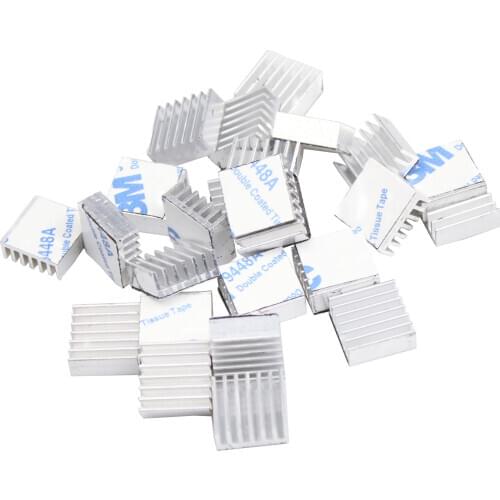 500PCS Extruded Aluminum heatsink 14x14x6mm heat sink for Chip VGA RAM LED IC electronic radiator COOLER cooling