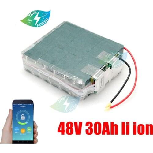 48 Volt Lithium Battery 48V 1000W 1500W 2000W Battery 48V 30Ah Ebike battery 48V 30Ah Electric Scooter Battery+charger