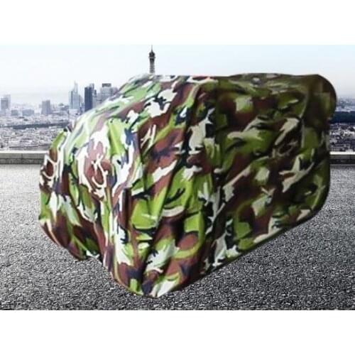 Camouflage color Motorcycle Cover 190T Waterproof Dustproof Anti UV ATV Motorbike Covers Motor Cover Sun Rain Proof Protector