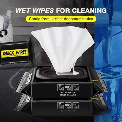 Hot Travel Portable Disposable Sneakers Cleaning Wet Wipes White Shoes Artifact Shoes Quick Easy To Clean 2021 Dopshipping