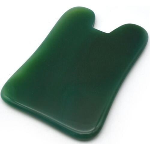 Agate Guasha Tool Natural Jade Gua Sha Facial Massage Device Acupuncture Point Pain Release Therapy