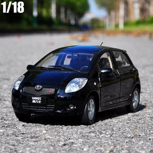 1:18 TOYOTA YARIS Alloy Diecast Model Car Toys For Children Birthday Gift Free Shipping Original Factory Box