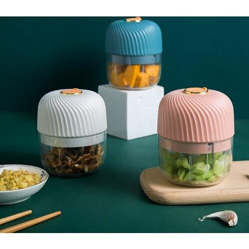 Multifunctional Mini Wireless Meat Slicer USB Charging Electric Meat Grinder Home Mashed Garlic Maker Mincer Kitchen Tools