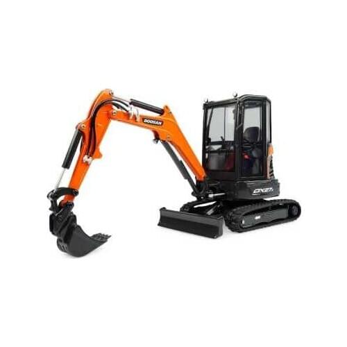 1/50 UH8141 DOOSAN DX27Z Doosan crawler excavator forklift alloy engineering vehicle model