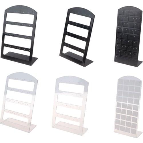 Fashion Earrings Ear Studs Jewelry Show Plastic Jewelry Display Rack