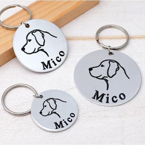 Personalized Dog Tag,Pet ID Tag,Labrador Dog Tag,Labrador ID Tag, Dog ID Tag,Custom Pet Tag,Dog Collar Tag