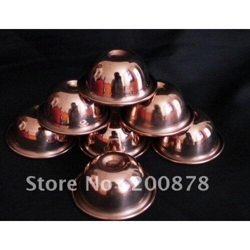 TBC877 Tibetan red brass small Oil bowl,34*75mm,set 7 pieces,Tibet Buddhist items