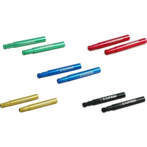 Bike Bicycle Presta French Valve Extension Extender 50mm Aluminum Anodized