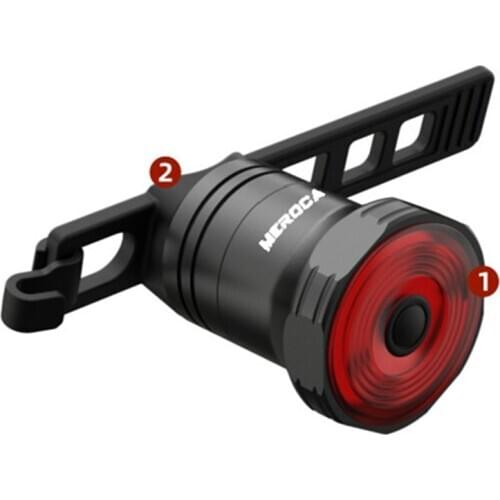 MEROCA Mountain Bike Intelligent Sensor Light USB Charging Road Bicycle Super One Night Cycling Taillight