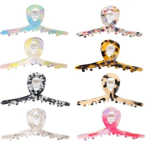 2021 Women Barrettes Acetate Hair Claws Hair Accessories Hairclips Hairpins Ladies Hairgrip Headwear Girls Ornaments Crab Bands