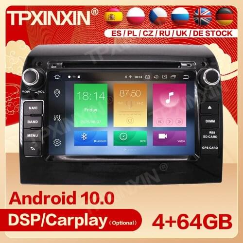 2 Din Carplay Android Radio Receiver Multimedia Stereo For FIAT DUCATO 2011 2012 2013 2014 2015 GPS Navi Auto Recorder Head Unit