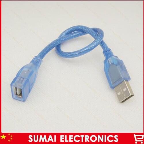 20pcs 30CM USB 2.0 Extension Cable USB Male To Female Extension Cord Free Shipping