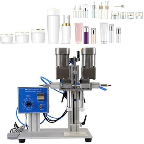 2020 Pneumatic Perfume Glass Bottle Capping Machine Desktop Perfume Collar Small Bottle Crimping Pressing Machine150