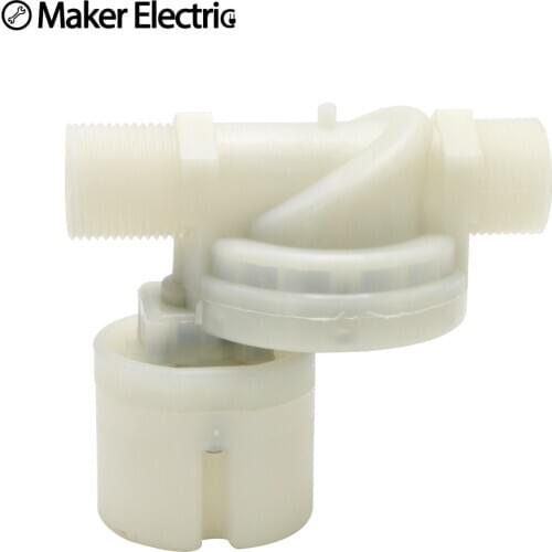 Automatic Water Level Control Valve Beige Tower Water Tank Float Valve for Inside & outsiede Installation Plastic 1" BSP