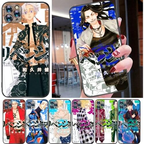 Tokyo Revengers Takemichi Hanagaki Atsushi Hinata Takemichi Phone Case For iPhone 11 Pro MAX Funda Coque Cases Carcasa