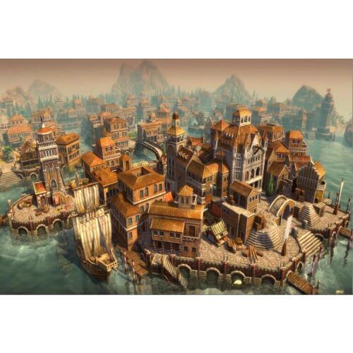 Sherlock Township The wooden puzzle 1000 pieces ersion jigsaw puzzle white card adult childrens educational toys