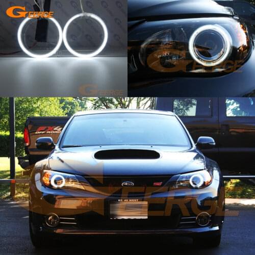 For Subaru Impreza WRX STI 2008 2009 2010 2011 2012 2013 2014 Excellent Ultra bright CCFL Angel Eyes Halo Rings Day Light
