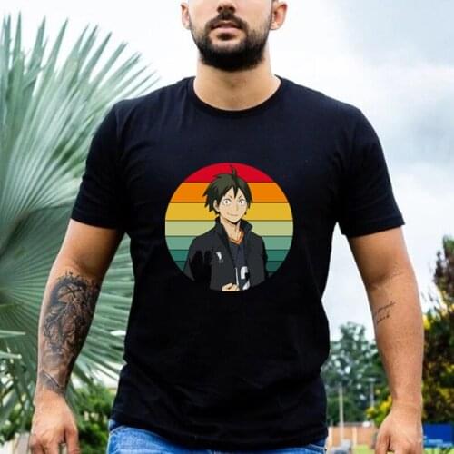 Hot Anime Haikyuu Karasuno T Shirt Men Summer Casual Tops Fly High Graphic Manga Tees Kawaii Cartoon Tshirt Male Camisetas