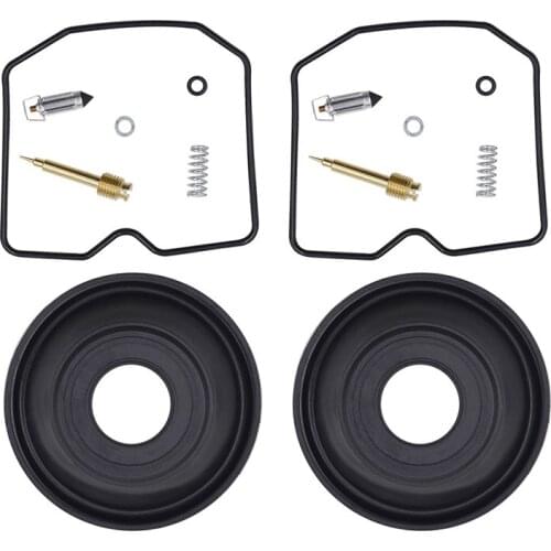 2sets Motorcycle Parts Carburetor Rebuild Repair Kit For Kawasaki ZZR250 EX250 EX250H GPX250 EX250 ZZR EX GPX 250 H