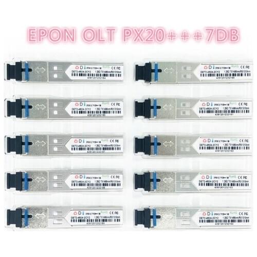 EPON OLT optical transceiver PX20+++ SFPOLT1.25G 1490/1310nm 3-7dBm SC OLT FTTH solutionmodule for OLT ONU switch HUAWEI