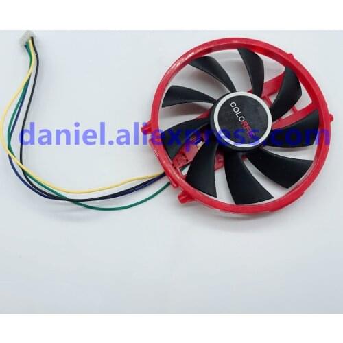 Original colorful rainbow graphics fan (radio wind HD6570 / 6750/6670 lizard 6750/6770 poison lizard)