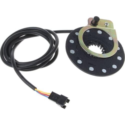 Electric Bicycle Pedal 12 Magnets E-bike PAS System Assistant Sensor Speed Sensor Black Color Easy To Install Drop Ship
