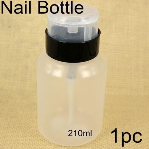 Portable 210ml 1pc Nails Art Polish Cleaner Remover Travel Nail Bottle Portable Dispenser Pump Tool nail Tools