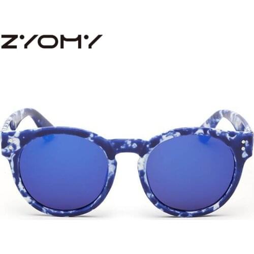 Q Driving Eyewear Retro Glasses UV400 Round Frame Brand Design Men Shade Gafas Women Sunglass Vintage