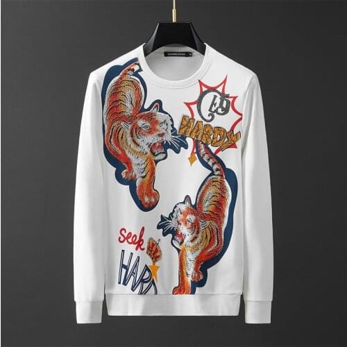QILINXUAN Men's Printed Hoodies