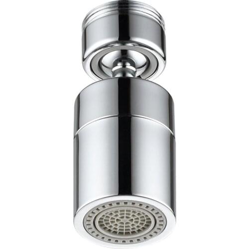 Universal rotating faucet spout dual-function water outlet inner and outer tooth basin kitchen faucet aerator