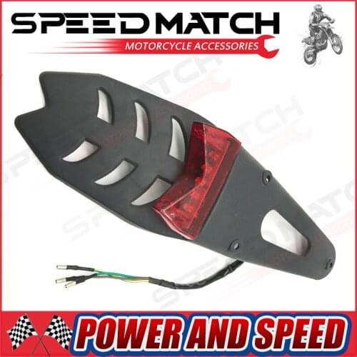 Motorcycle Bike Rear Fender Taillight LED For KTM XR250 XR400 XR650 WR250F WR450F CRF250X CRF450X CRF Motorcycle Accessories