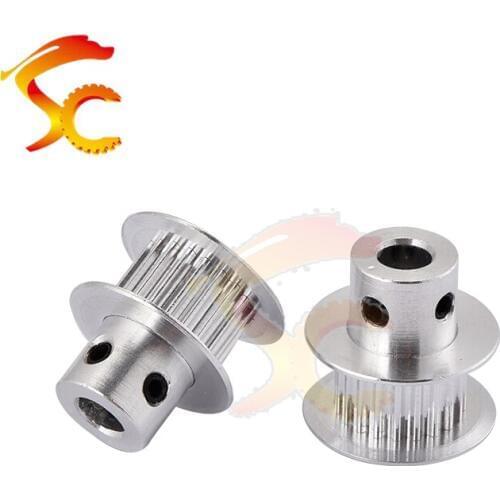 3D Printers Parts printer pulley GT2 20 teeth bore 5mm 2GT 20teeth timing pulley fit for GT2 belt width 6mm