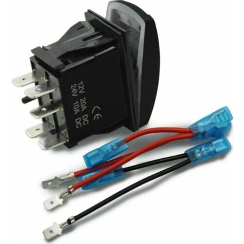 Parts LED Toggle Rocker Switch Replacement Truck Accessories Green LED 12V 5 Pins