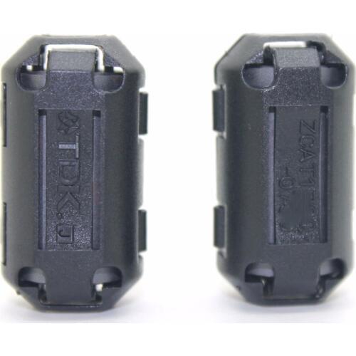 10pcs new EMI TDK 9mm Clip-on RFI Filter Snap Around Ferrite ZCAT2035-0930